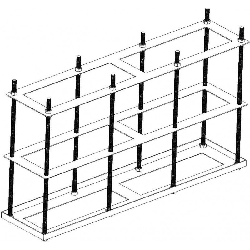 Staffa a terra Ernitec 0070-24900-MOUNT-KIOSK per display da 55-86"