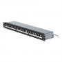 StarTech.com C6APANELSTP241UPD Patch panel Cat6A schermato da 24 porte 1U, punch-down 110, rackmount, RJ45 STP, 48,3 cm (19"), argento