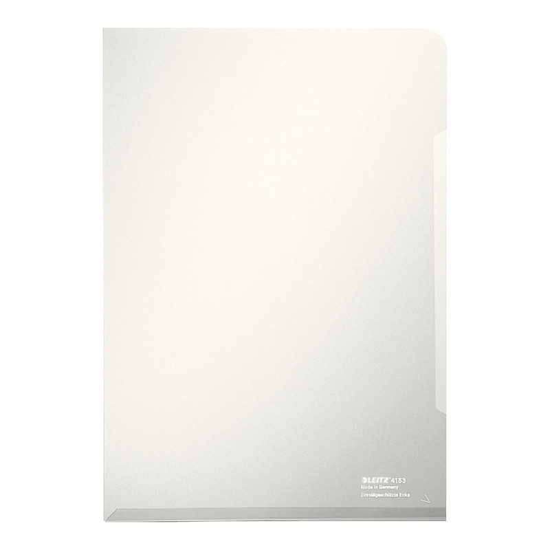 Leitz Super Premium 41530099 buste trasparenti, A4, PVC, colori assortiti, 0,15 mm, apertura superiore e laterale