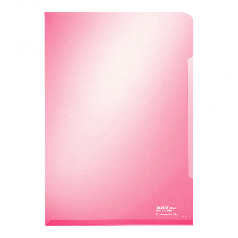 Leitz Super Premium 41530099 buste trasparenti, A4, PVC, colori assortiti, 0,15 mm, apertura superiore e laterale