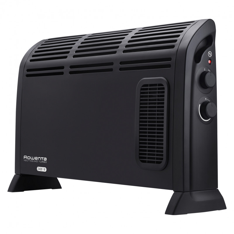Termoventilatore convettore Rowenta Vectissimo Turbo CO3035F1, 2400 W, nero