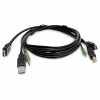 Cavo KVM HDMI StarTech.com SKHDMMKVM-06-TAA conforme TAA, USB 2.0, audio 3,5 mm, 1,8 m
