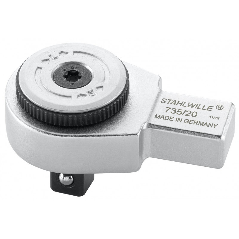Stahlwille 735/20 58250020 cricchetto a inserto, 1/2", 18 mm
