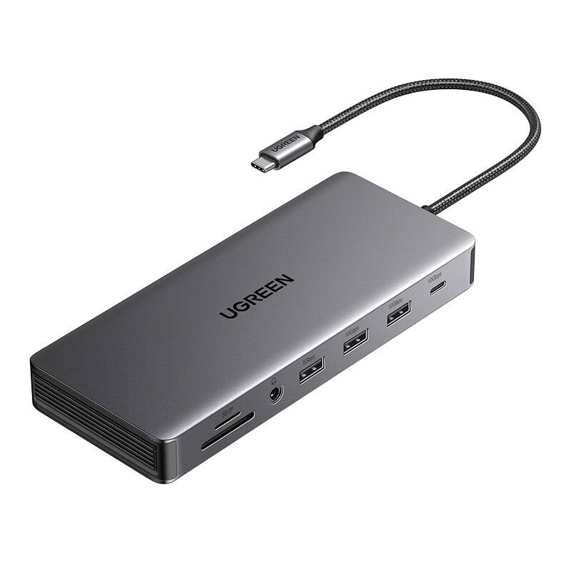 Docking station per laptop USB-C Ugreen Revodok Pro 313 (15978), UGR1851, 100 W, grigia