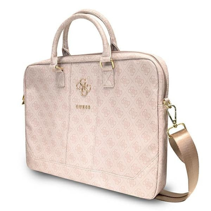 Guess GUCB15G4GFPI Borsa per laptop da 15 pollici, 4G Big Logo, rosa