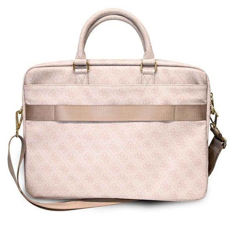 Guess GUCB15G4GFPI Borsa per laptop da 15 pollici, 4G Big Logo, rosa