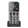 Beafon SL280pro LTE 4G Silver Line telefono cellulare con tasti grandi, nero-bianco