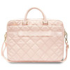 Borsa per laptop Guess GUCB15ZPSQSSGP da 16 pollici, Quilted 4G, rosa
