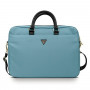 Borsa per laptop Guess GUCB15NTMLLB fino a 16", Nylon Triangle Logo, blu