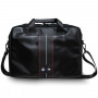 BMW BMCB15COMSCAKR Borsa per laptop 15", Carbon Red Stripes, nera