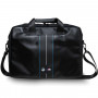 BMW BMCB15COMSCAKL Borsa per laptop 15", Carbon Blue Stripes, nera