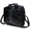 BMW BMCB15COMSCAKL Borsa per laptop 15", Carbon Blue Stripes, nera