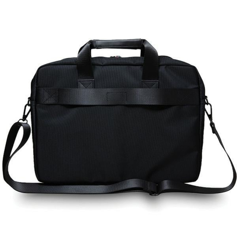 BMW BMCB15COMSCAKL Borsa per laptop 15", Carbon Blue Stripes, nera