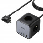Ciabatta cubo Ugreen CD268 65W USB-A/USB-C + 3x AC, nera