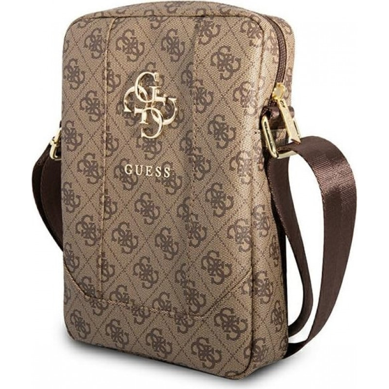 Custodia per tablet Guess GUTB10G4GFBR, 10 pollici, marrone 4G Big Metal Logo