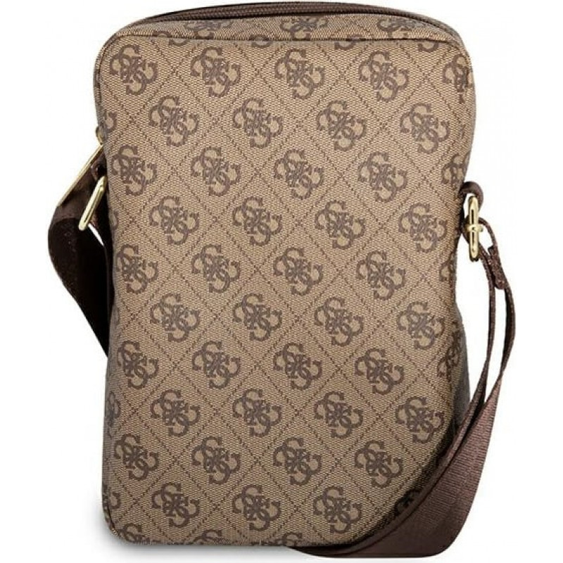 Custodia per tablet Guess GUTB10G4GFBR, 10 pollici, marrone 4G Big Metal Logo