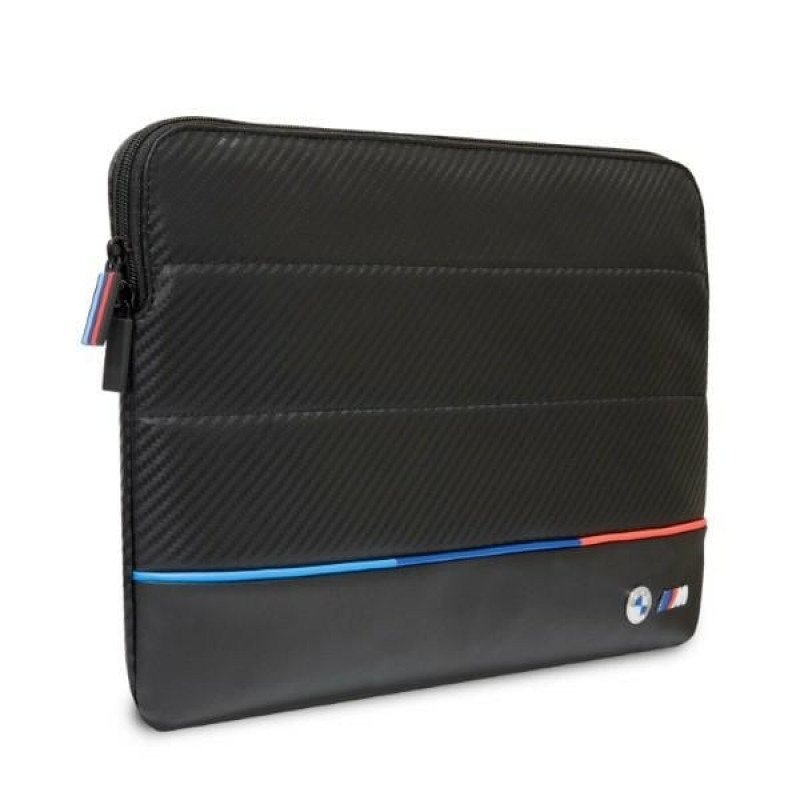 Custodia per laptop BMW BMCS16PUCARTCBK, 16", nera Carbon Tricolor