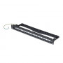 StarTech.com C6PANELSTP241U Patch panel keystone cieco 1U da 24 porte con barra di gestione cavi, 48,3 cm, CAT6A, nero