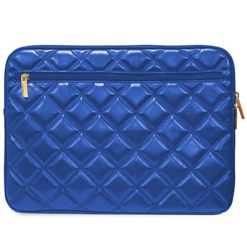 Custodia per laptop Guess Quilted 4G GUCS14ZPSQSSGB 14" blu