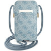 Guess GUPHL4GMGBL 4G Big Metal Logo custodia rigida per smartphone 6.7", blu
