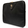 Custodia per laptop Guess GUCS16ZPGSTEGK ZIP Leather Triangle 4G 16" nera