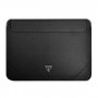 Custodia per laptop Guess GUCS14PSATLK Saffiano Triangle Logo 13/14", nera