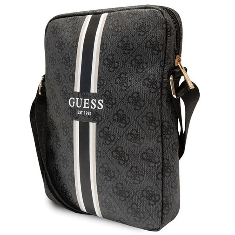 Guess GUTB10P4RPSK Borsa per tablet 4G Stripes 10", nera
