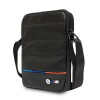 BMW BMTB10PUCARTCBK Borsa tricolore in carbonio e nylon per tablet da 10", nera