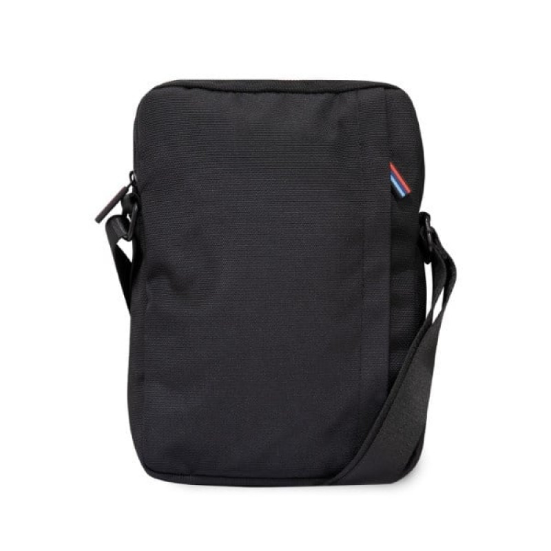 BMW BMTB10PUCARTCBK Borsa tricolore in carbonio e nylon per tablet da 10", nera