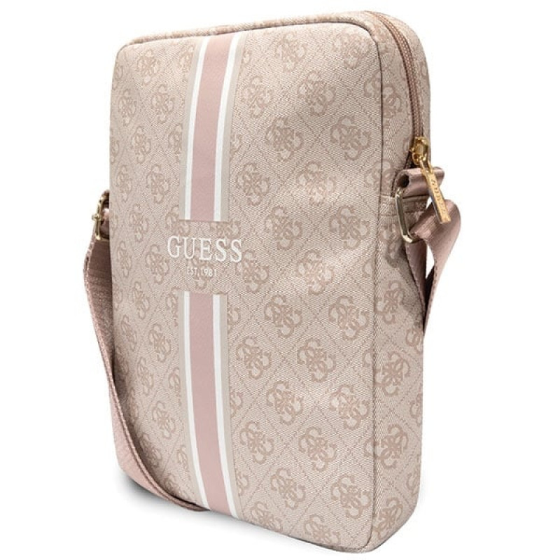 Guess GUTB10P4RPSP Borsa per tablet 4G Stripes 10", rosa