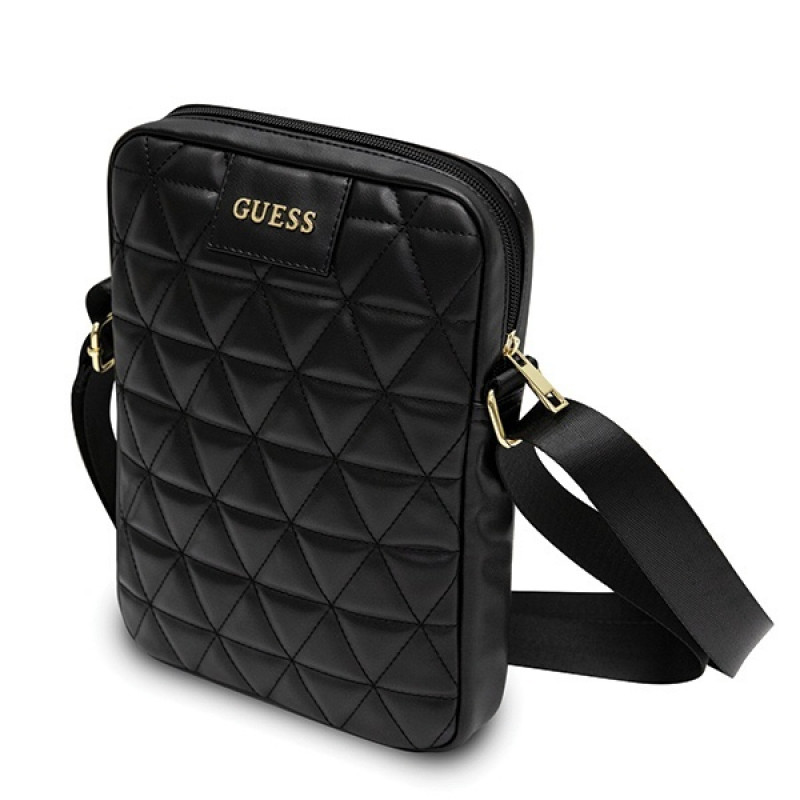 Guess GUTB10QLBK Borsa per tablet imbottita 10", nera