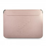 Custodia Guess GUCS13PUSASPI Saffiano Script per laptop 13", rosa