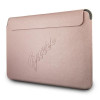Custodia Guess GUCS13PUSASPI Saffiano Script per laptop 13", rosa