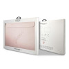 Custodia Guess GUCS13PUSASPI Saffiano Script per laptop 13", rosa