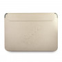 Custodia Guess GUCS13PUSASLG Saffiano Script per laptop 13", oro
