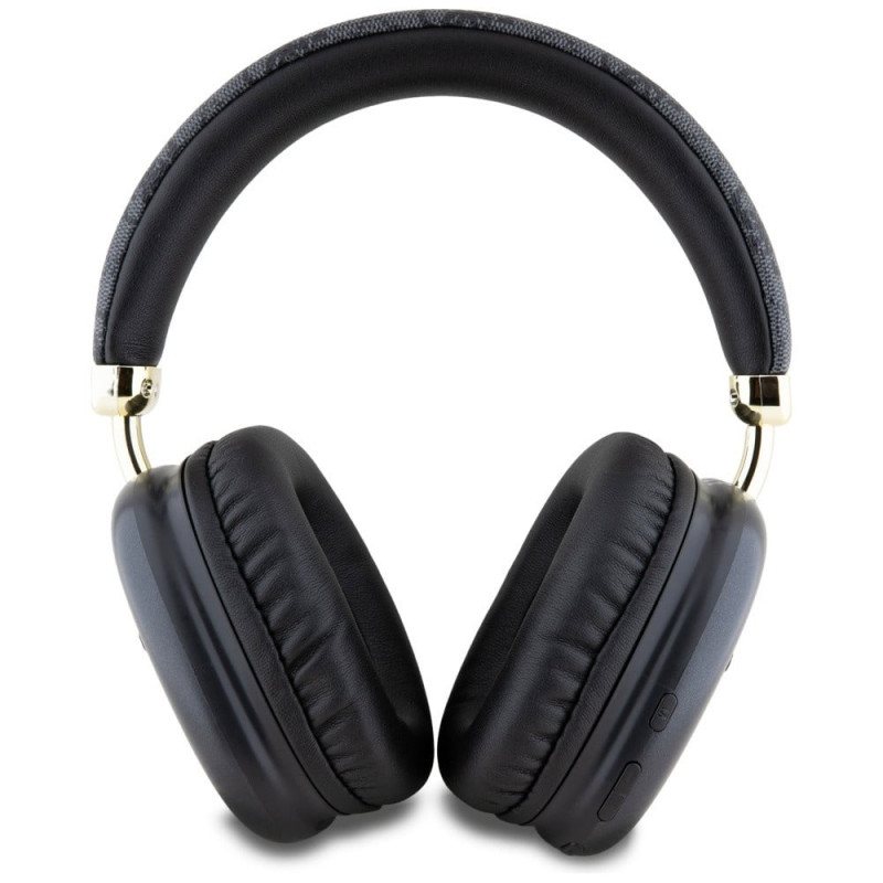 Cuffie wireless over-ear Guess 4G Triangle Logo, Bluetooth 5.3, nere