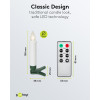 Candele LED wireless per albero di Natale Goobay 75258 (20 pz), incl. 20x AAA (LR03), clip, telecomando, timer, dimmerabili, bianco caldo (2600 K)