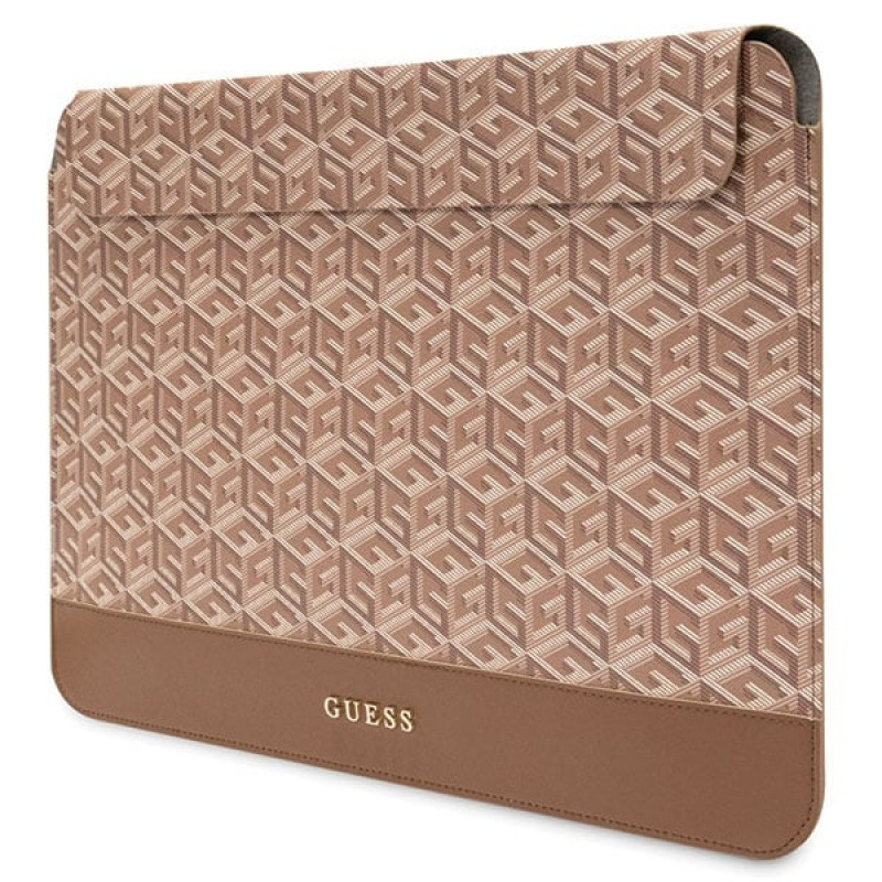 Custodia per laptop Guess GUCS14HGCFSEW 14", GCube Stripes, marrone