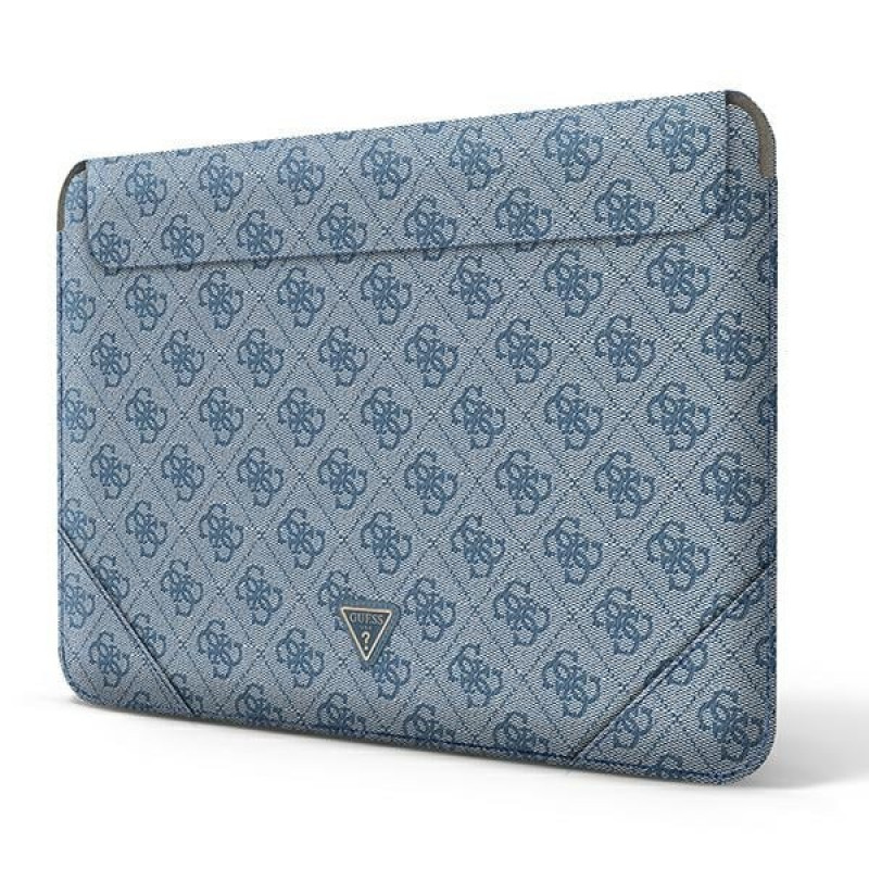 Custodia per laptop Guess GUCS14P4TB 13/14 pollici, 4G Uptown Triangle, blu