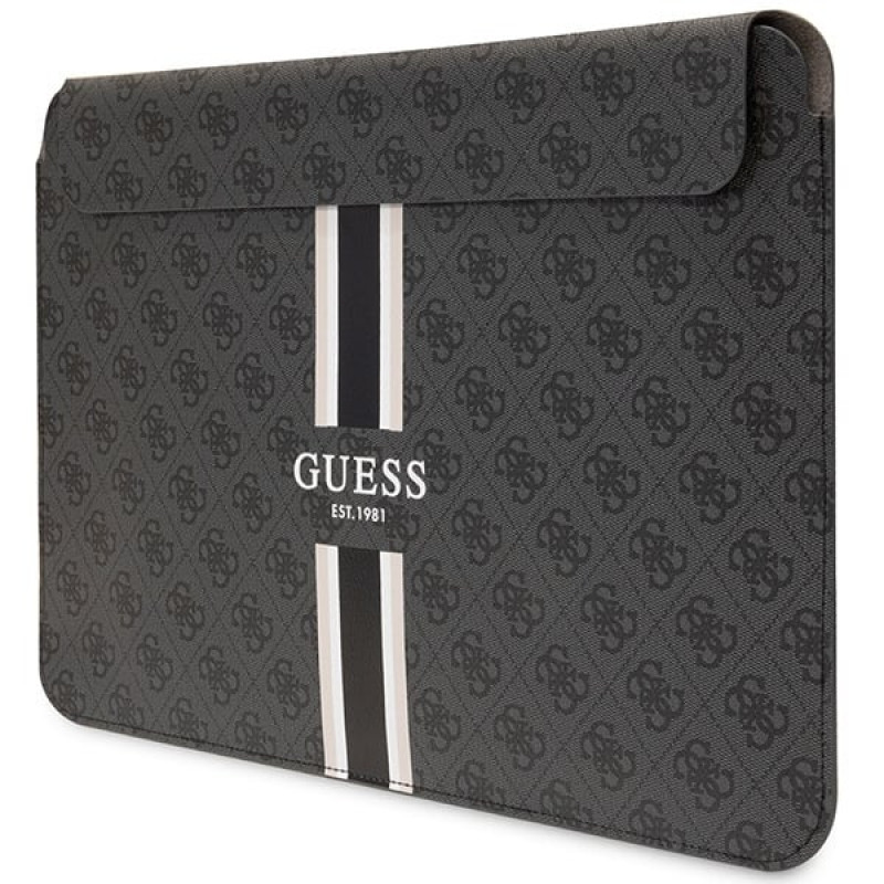 Custodia per laptop Guess GUCS14P4RPSK 14", 4G Printed Stripes, nera