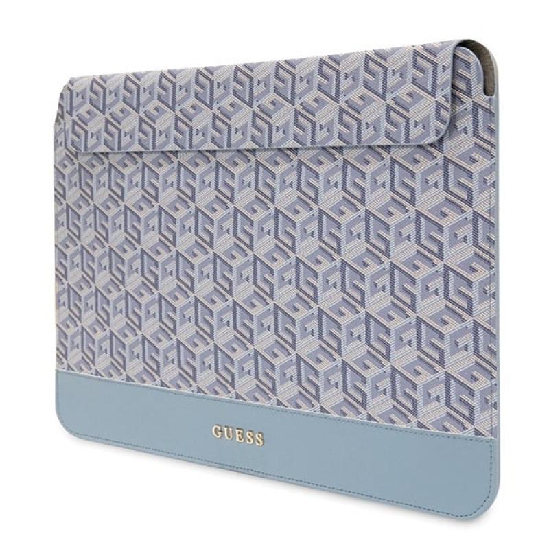 Custodia per laptop Guess GUCS14HGCFSEB 14", GCube Stripes, blu