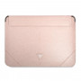 Custodia per laptop Guess GUCS16PSATLP 16", Saffiano Triangle, rosa