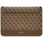 Custodia per laptop Guess GUCS14PS4SGW 14 pollici, 4G Stripe Metal Logo, marrone