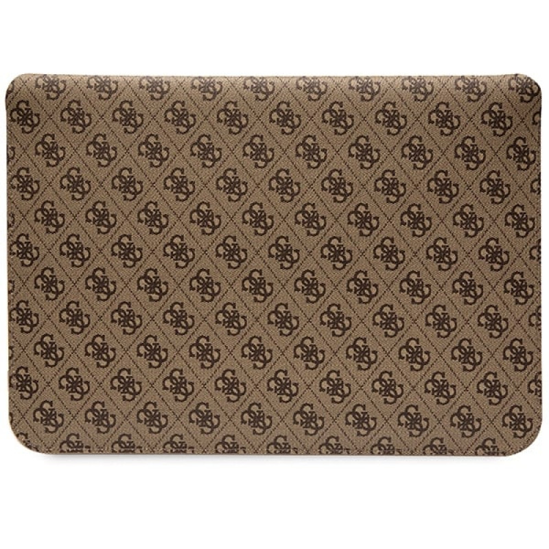 Custodia per laptop Guess GUCS14PS4SGW 14 pollici, 4G Stripe Metal Logo, marrone