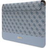 Custodia per laptop Guess GUCS14PS4SGB 14", 4G Stripe Metal Logo, blu
