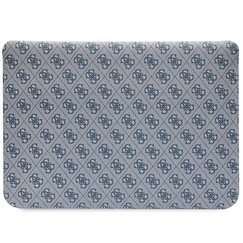 Custodia per laptop Guess GUCS14PS4SGB 14", 4G Stripe Metal Logo, blu