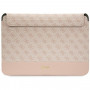 Custodia per laptop Guess GUCS14PS4SGP 14", 4G Stripe Metal Logo, rosa