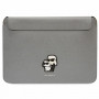 Custodia per laptop Karl Lagerfeld KLCS14SAKCPMG per 14", argento, Saffiano Karl&Choupette