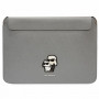 Custodia per laptop Karl Lagerfeld KLCS16SAKCPMG per 16", argento, Saffiano Karl&Choupette