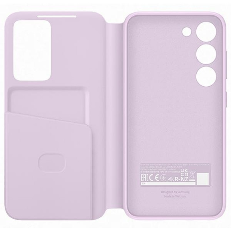 Custodia portafoglio Smart View Samsung Galaxy S23 EF-ZS911CV, lavanda